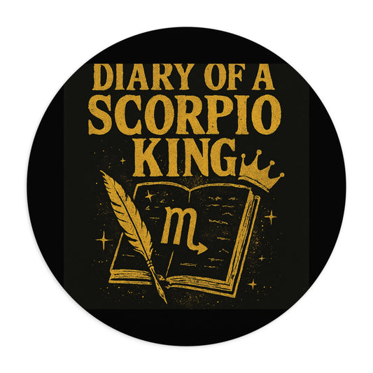Scorpio King Mouse Pad | Zodiac Gift, Astrology Decor, Gamer Accessory, Office Supplies, Astrology Lover Gift
