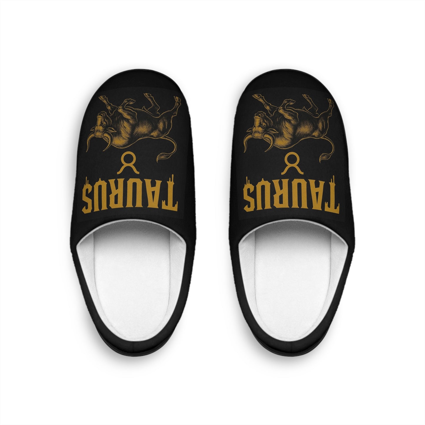 Taurus Slippers for Men's Indoor , Zodiac Sign Slippers, Astrology Gifts, Comfortable Home Footwear, Cozy House Shoes for Men