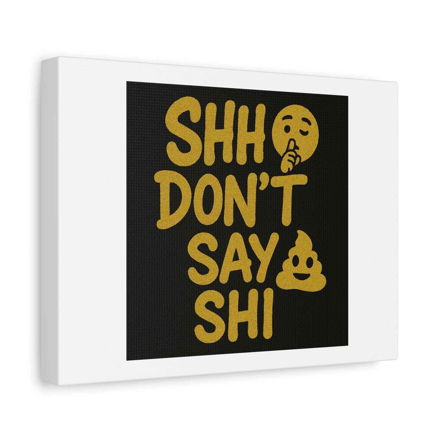 Dripping Text Canvas Wall Art, IDC What They Gotta Say, Motivational Decor, Trendy Home Decor, Bold Statement Piece, Gift for Friends