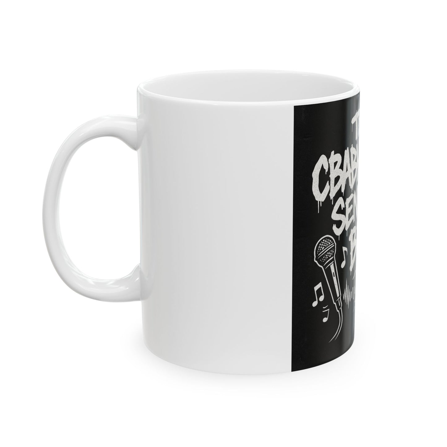 Funny Ceramic Mug, Shhh Don't Say Shi, Gift for Coffee Lovers, Home Office Decor, Gag Gift, Encourage Smiles