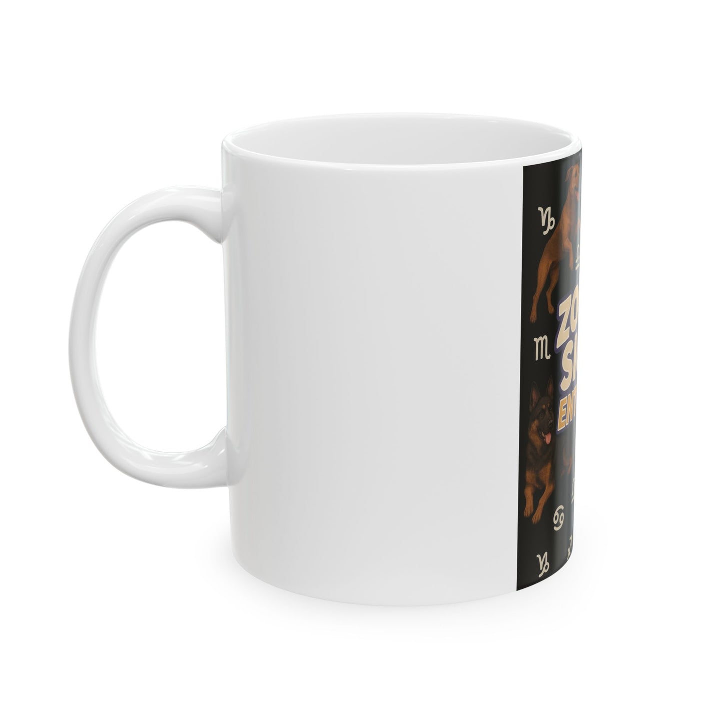 Funny Ceramic Mug, Shhh Don't Say Shi, Gift for Coffee Lovers, Home Office Decor, Gag Gift, Encourage Smiles