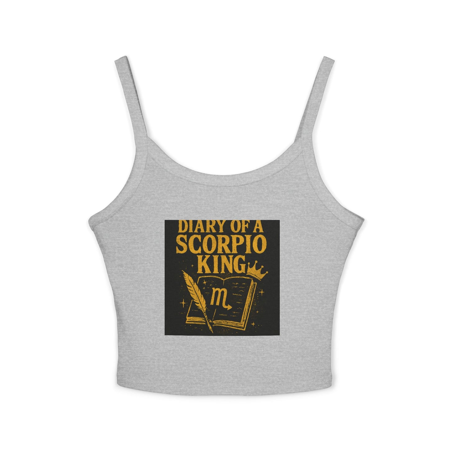 Sagittarius Zodiac Spaghetti Strap Tank Top, Astrology Apparel, Horoscope Gift, Birthday Top, Summer Fashion, Zodiac Sign Clothing