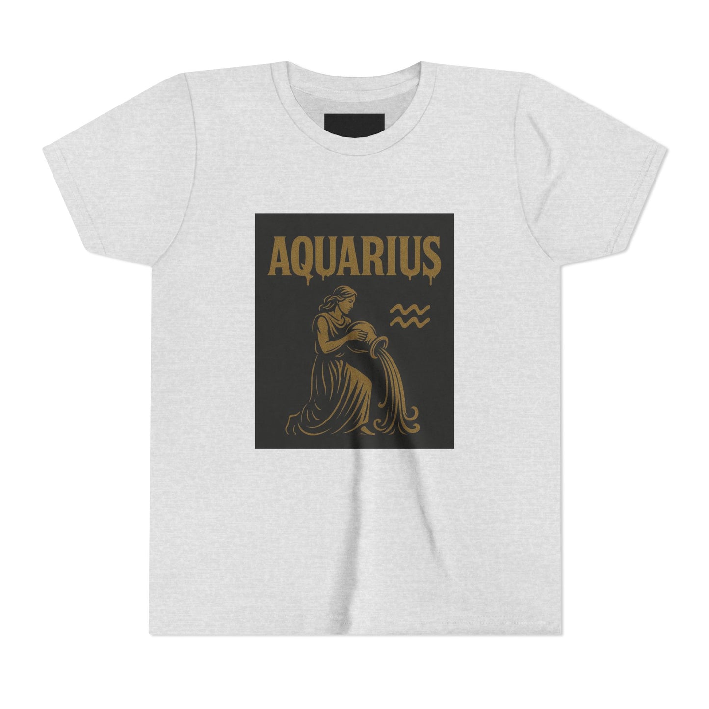 Gemini Wolf Youth Short Sleeve Tee - Astrology Shirt, Birthday Gift, Zodiac Apparel, Unique Tee for Kids