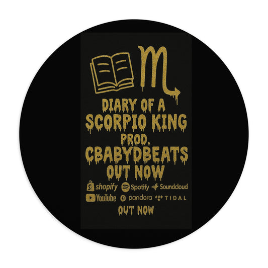 Scorpio King Mouse Pad | Zodiac Gift, Astrology Decor, Gamer Accessory, Office Supplies, Astrology Lover Gift