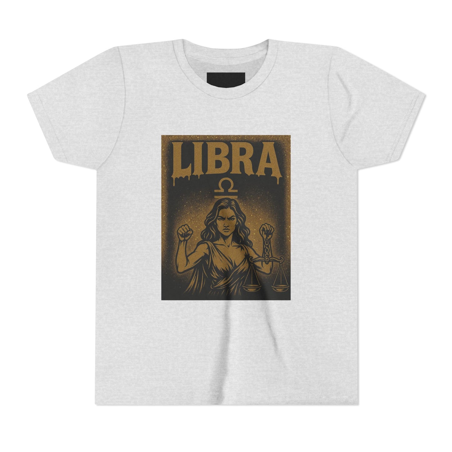 Gemini Wolf Youth Short Sleeve Tee - Astrology Shirt, Birthday Gift, Zodiac Apparel, Unique Tee for Kids