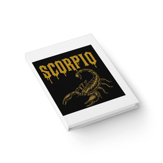 Diary of a Scorpio King, Astrology Journal, Personalized Gift, Zodiac Notebook, Halloween Gift