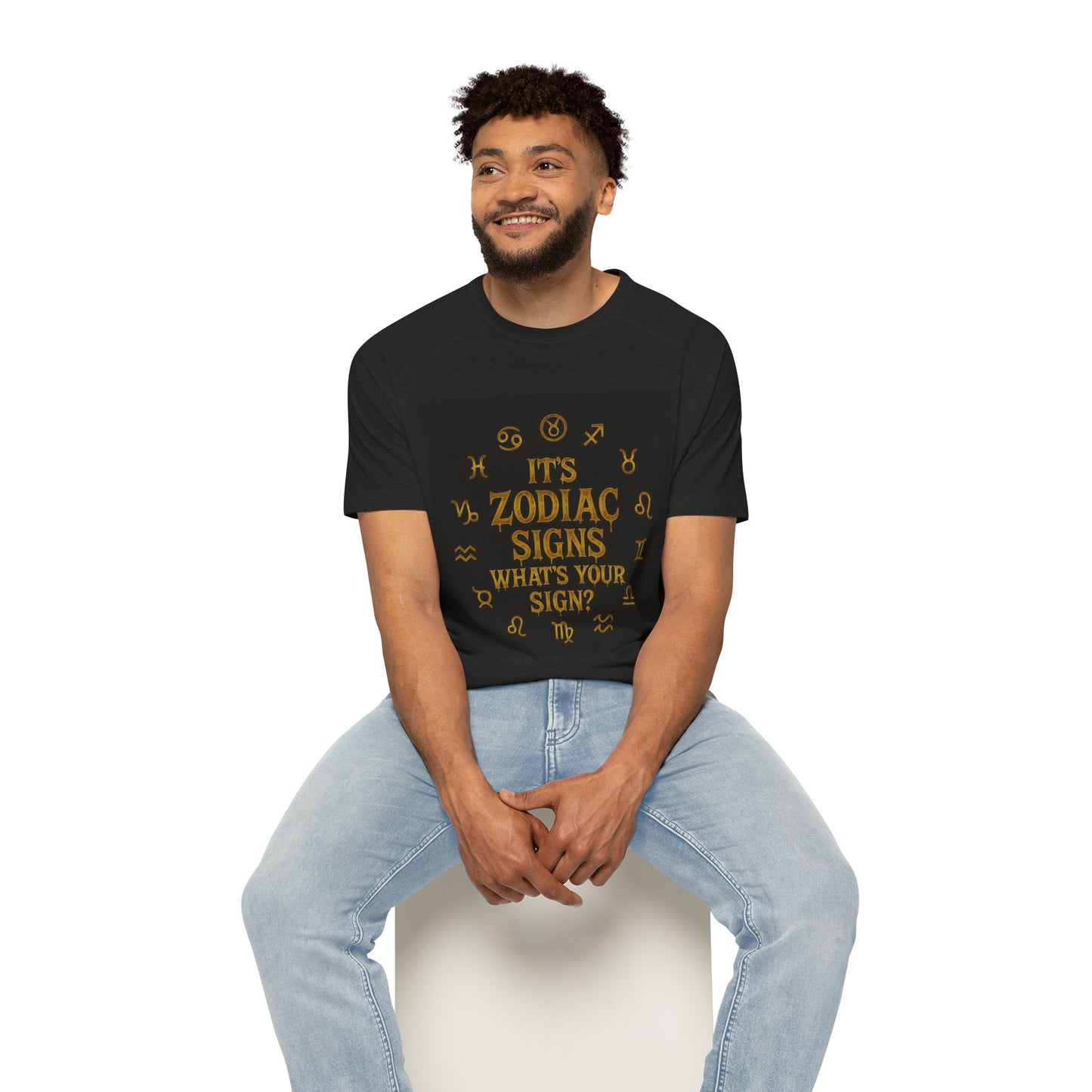 Zodiac Sign Men's Raglan T-Shirt, Astrology Tee, Horoscope Apparel, Gift for Astrology Lovers, Star Sign Shirt