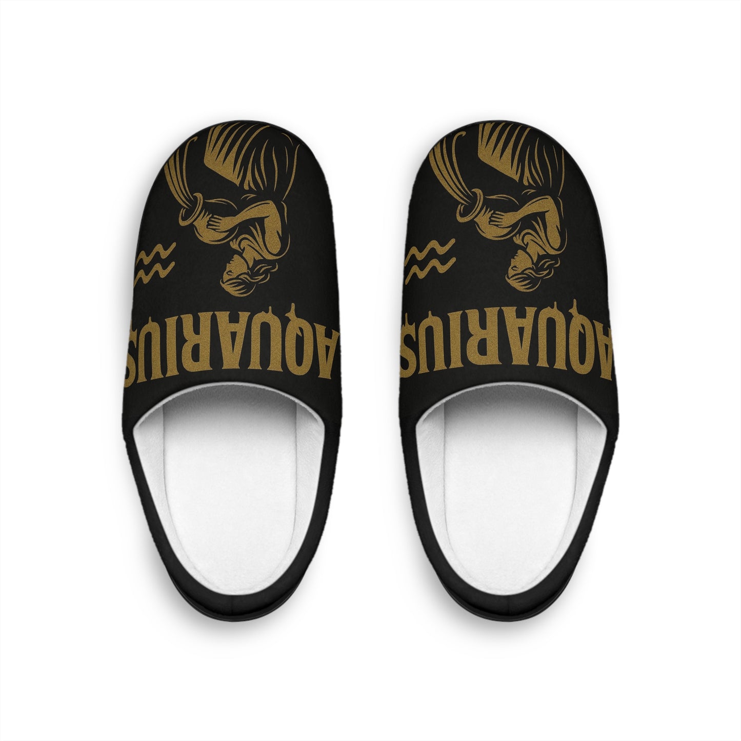 Aquarius Unisex Indoor Slippers - Cozy Home Footwear, Astrology Gift, Relaxation Essentials, Zodiac Decor, Comfortable Slide-On Shoes