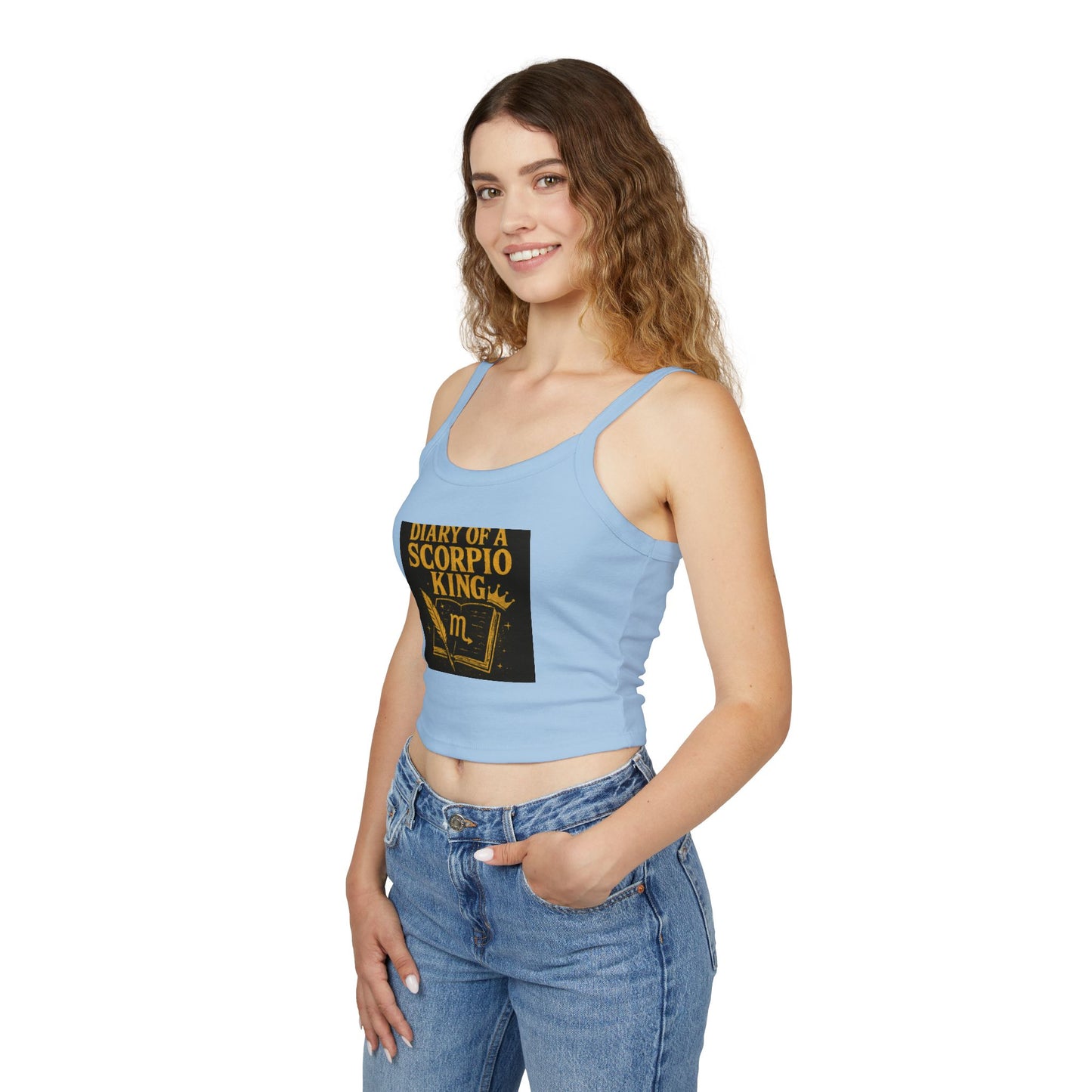 Sagittarius Zodiac Spaghetti Strap Tank Top, Astrology Apparel, Horoscope Gift, Birthday Top, Summer Fashion, Zodiac Sign Clothing