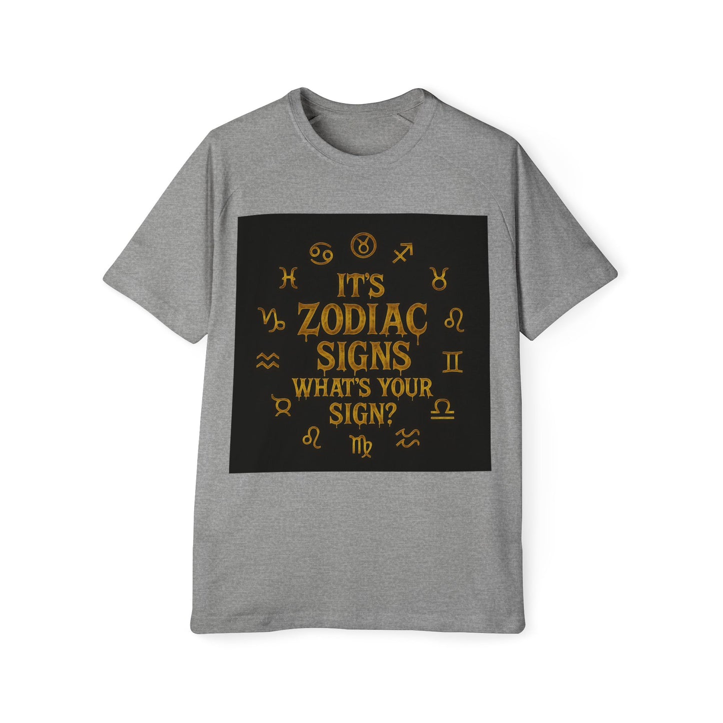 Zodiac Sign Men's Raglan T-Shirt, Astrology Tee, Horoscope Apparel, Gift for Astrology Lovers, Star Sign Shirt
