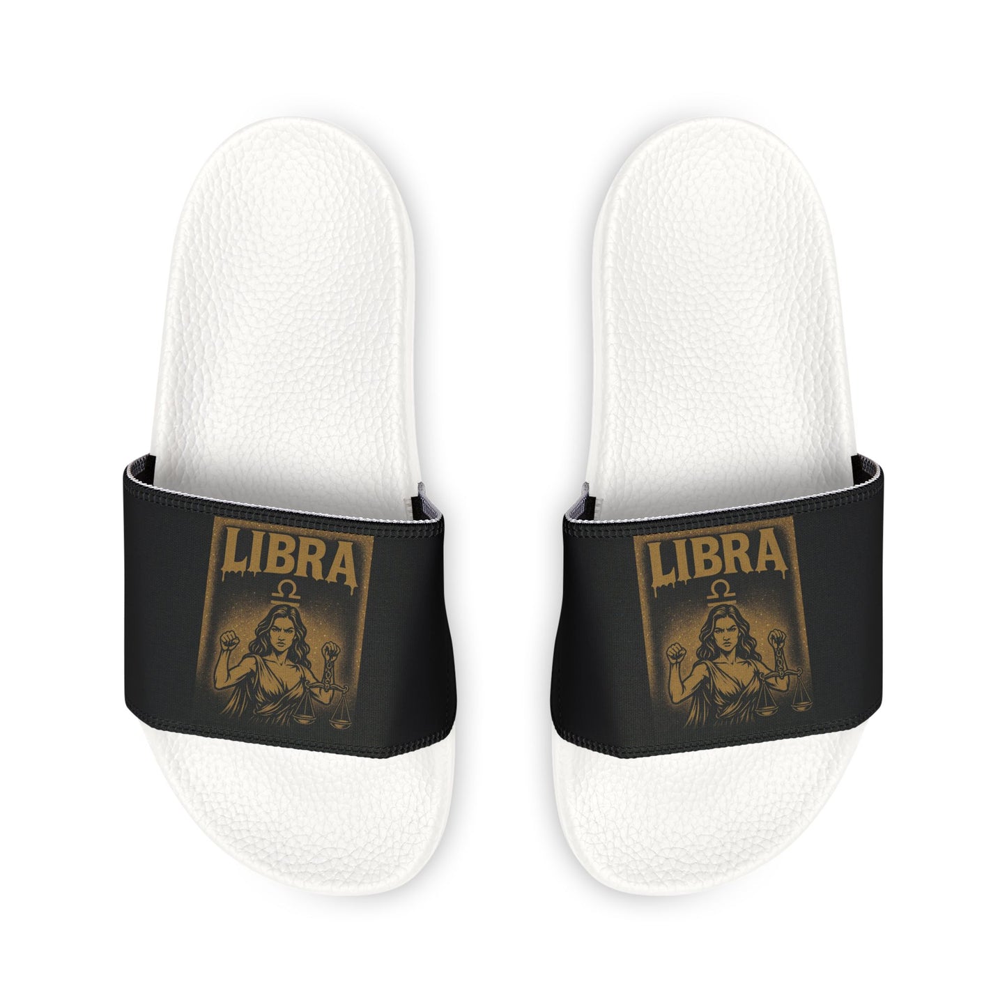 Libra Sandals Zodiac Youth  Removable-Strap Slides for Kids | Cool Summer Footwear, Astrology Gift, Casual Play Shoe, Beach Slides