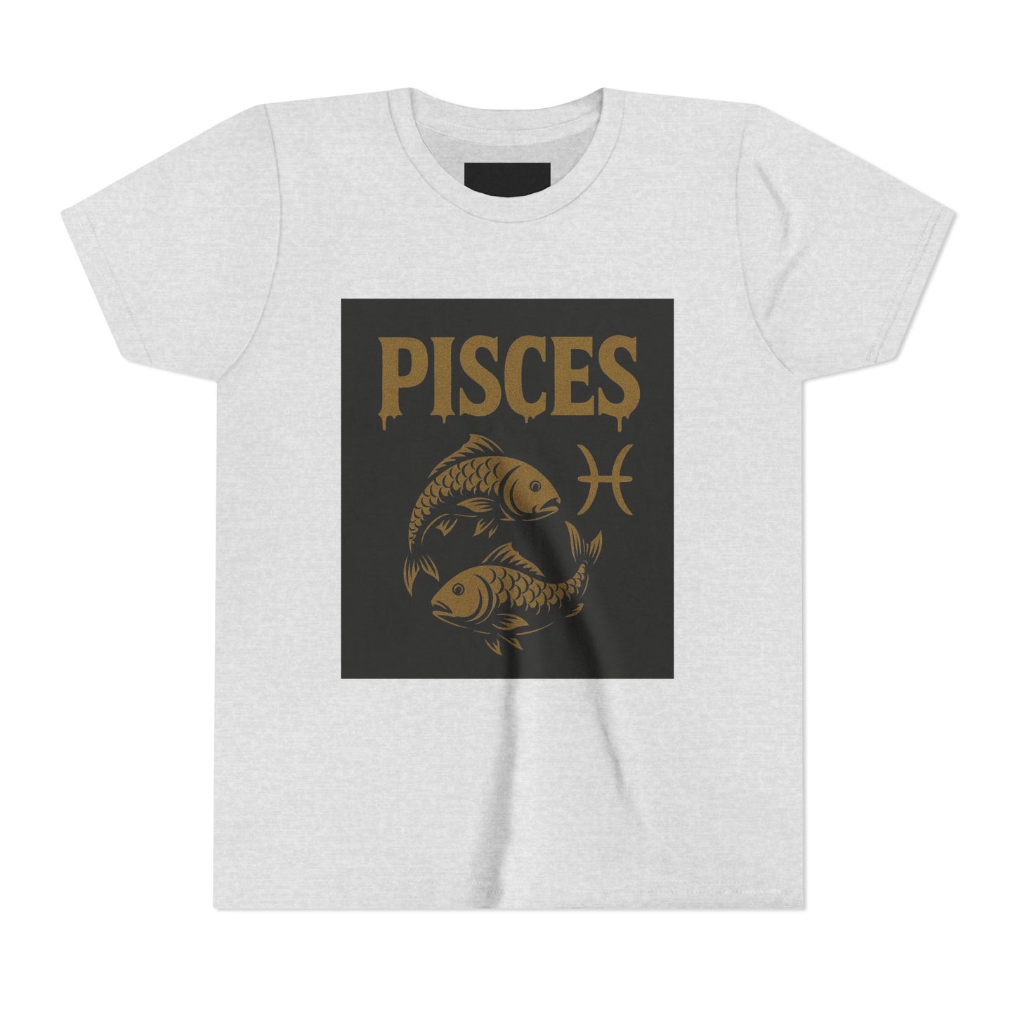 Gemini Wolf Youth Short Sleeve Tee - Astrology Shirt, Birthday Gift, Zodiac Apparel, Unique Tee for Kids