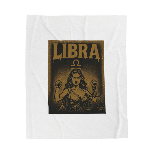 Scorpio Velveteen Plush Blanket | Cozy Zodiac Throw, Astrology Gift, Unique Home Decor, Birthday Gift for Scorpio, Warm & Soft Blanket