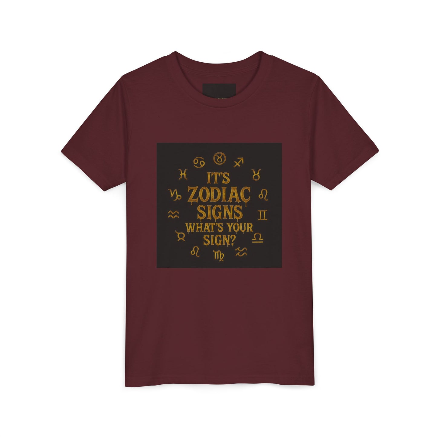 Gemini Wolf Youth Short Sleeve Tee - Astrology Shirt, Birthday Gift, Zodiac Apparel, Unique Tee for Kids