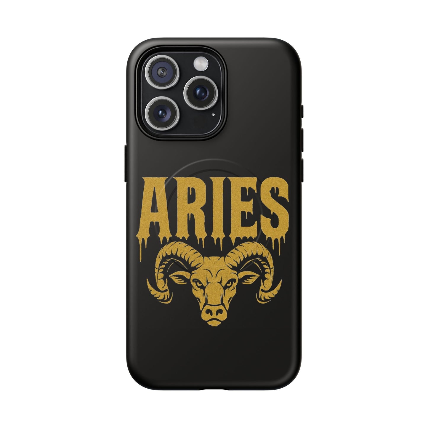 ARIES  Zodiac Magnetic Phone Case, Tough Phone Cover for Astrologers, Horoscope Gift, Astrology Accessory, Durable Cell Phone Protector