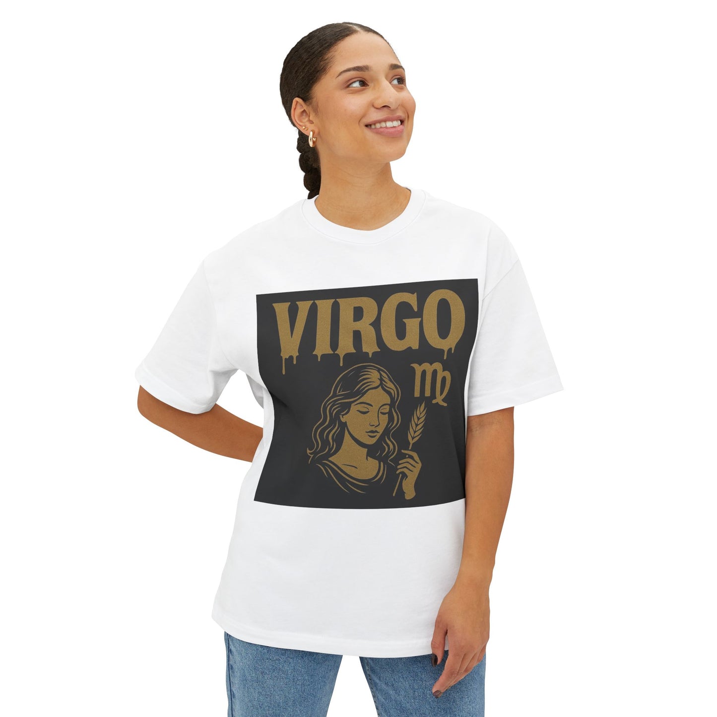 Virgo Unisex Oversized Boxy Tee