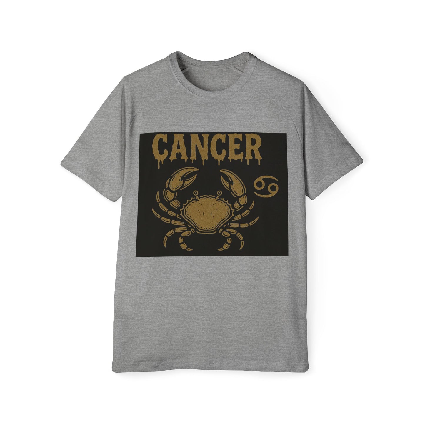 Cancer Sign Men's Raglan T-Shirt, Astrology Tee, Horoscope Apparel, Gift for Astrology Lovers, Star Sign Shirt