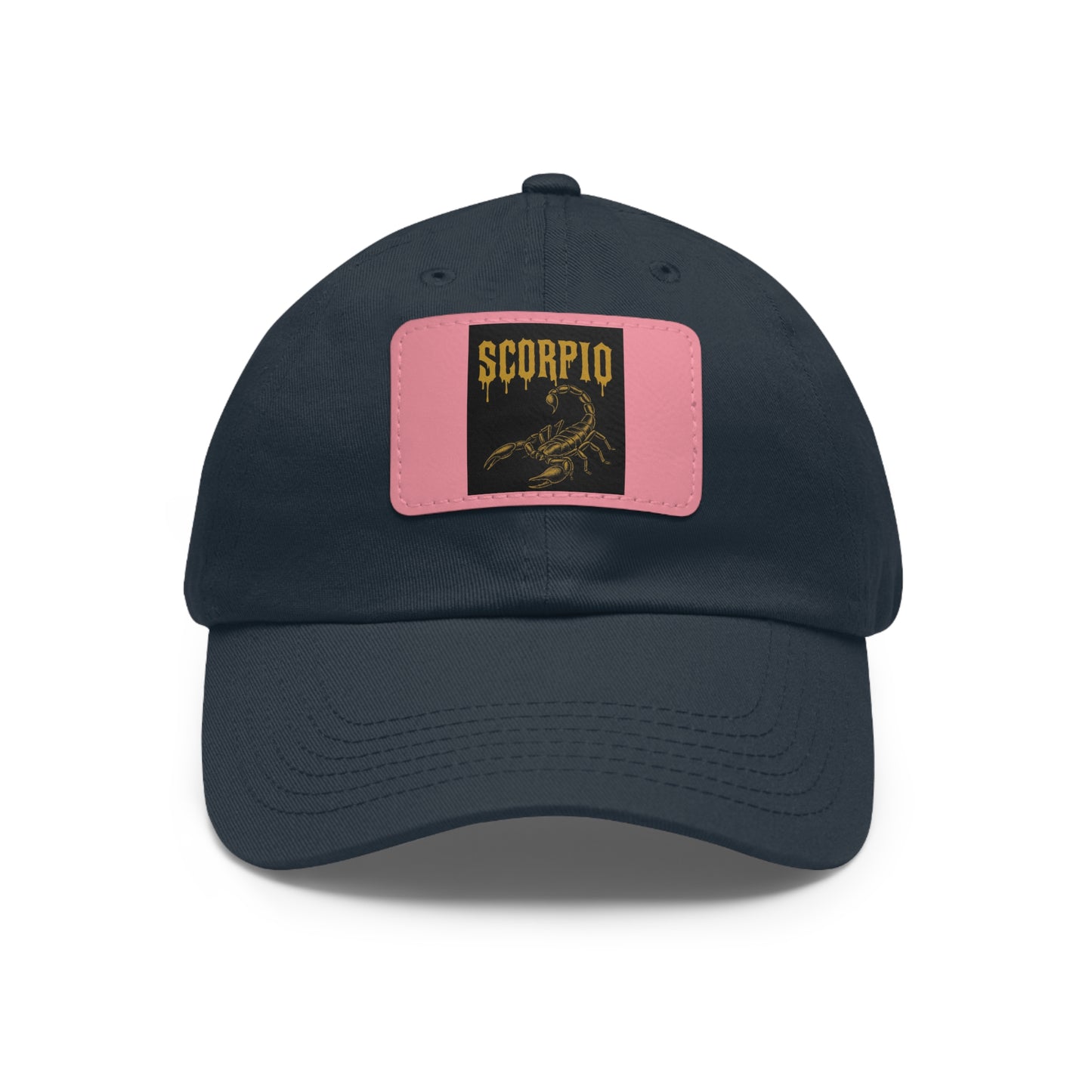 Dad Hat with Leather Patch, Astrology Fashion Hat, Gift for Pisces, Casual Outfit Accessory, Birthday Gift for Him