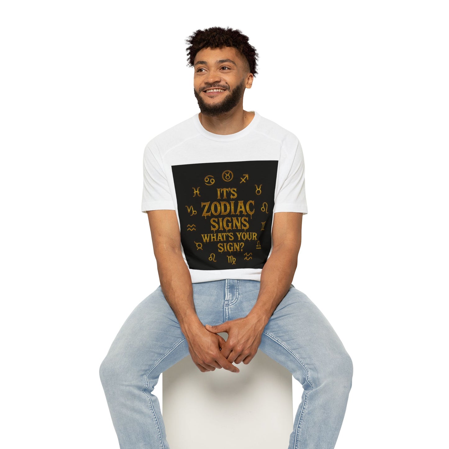 Zodiac Sign Men's Raglan T-Shirt, Astrology Tee, Horoscope Apparel, Gift for Astrology Lovers, Star Sign Shirt