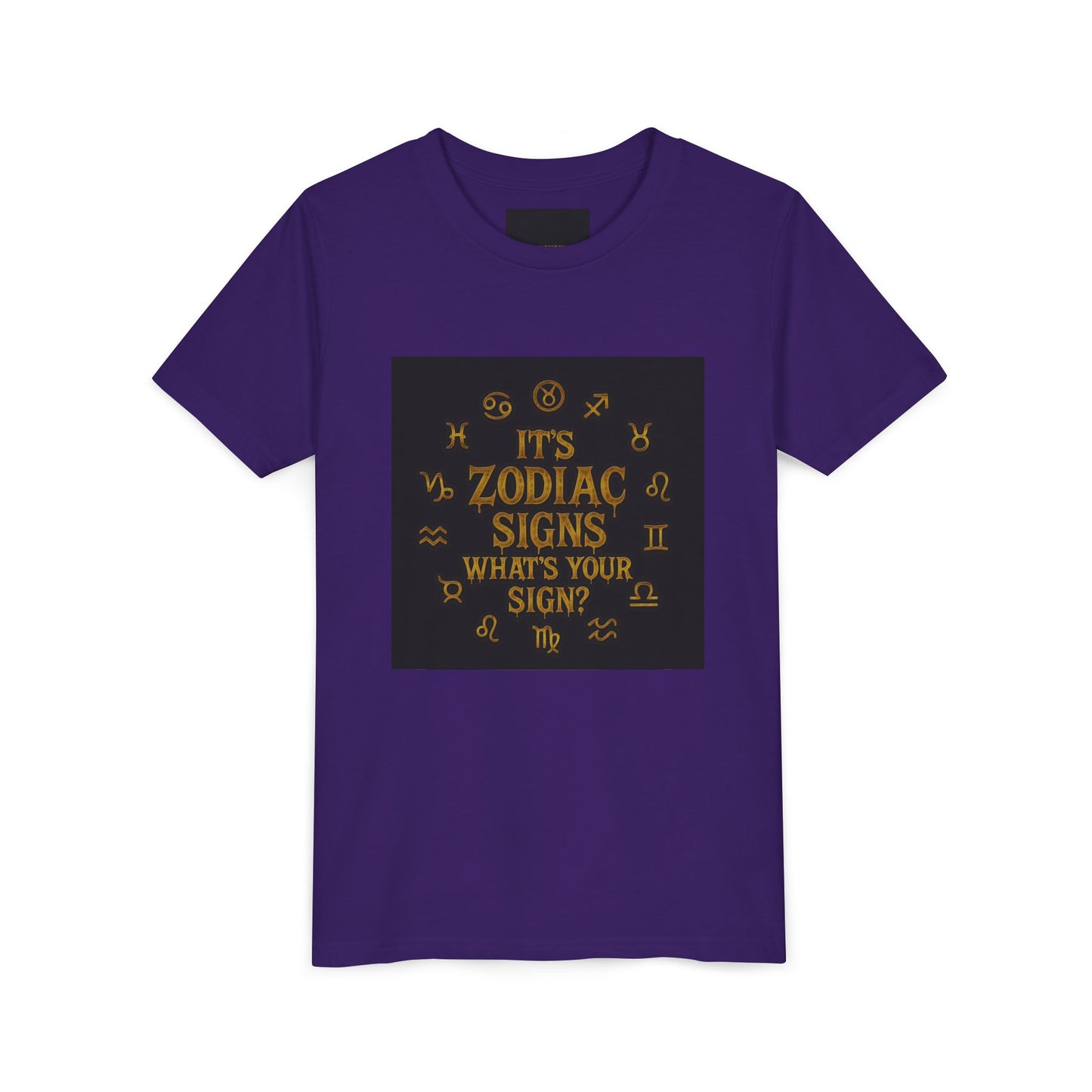 Gemini Wolf Youth Short Sleeve Tee - Astrology Shirt, Birthday Gift, Zodiac Apparel, Unique Tee for Kids