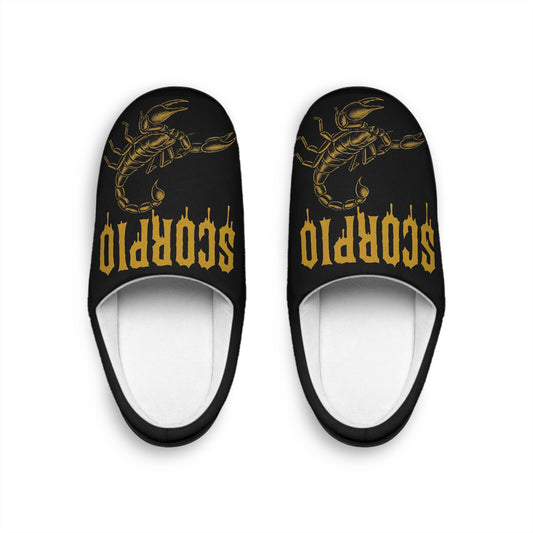 Scorpio Slippers - Cozy Comfort for Astrology Lovers, Perfect Gift for Birthdays, Relaxation, Home Decor