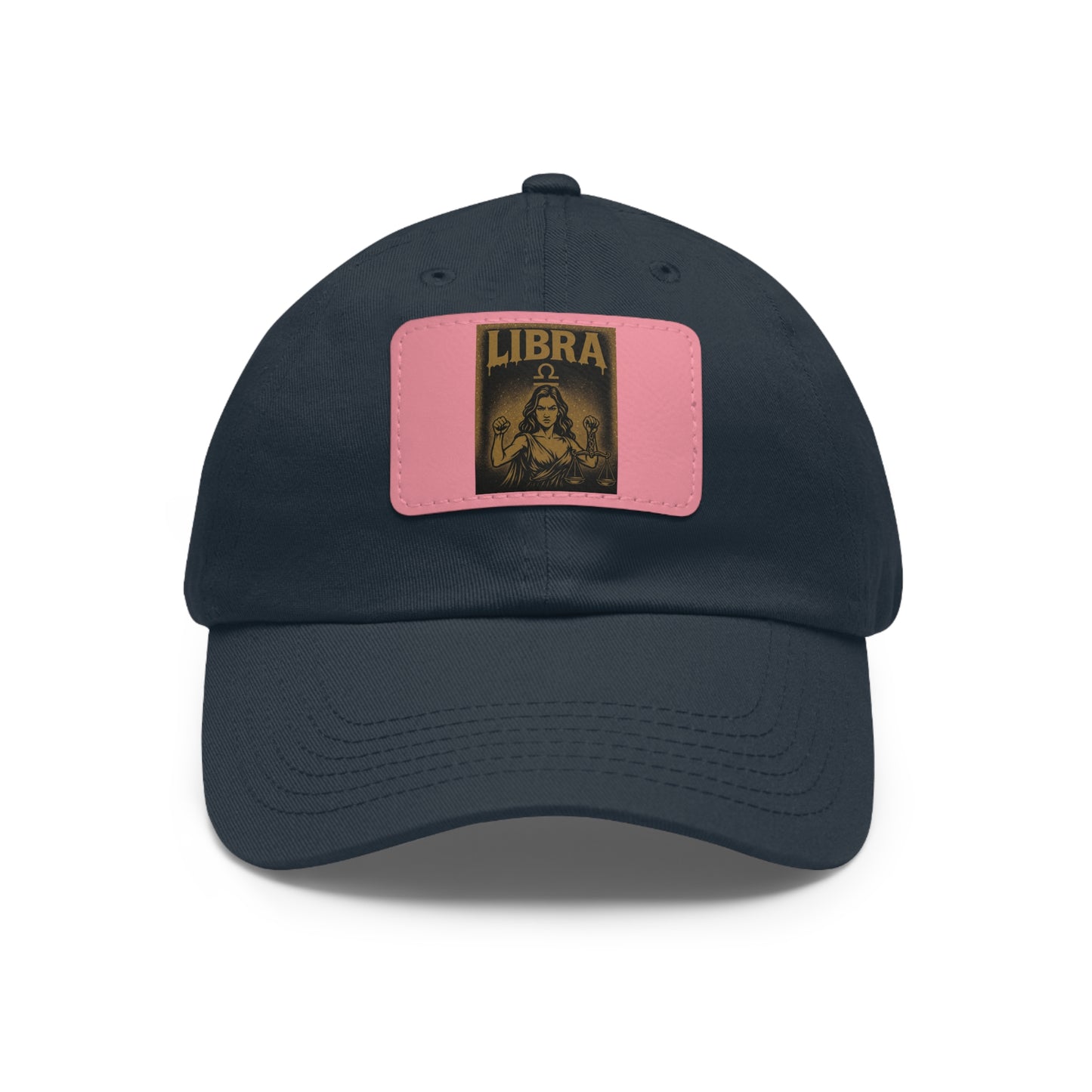 Dad Hat with Leather Patch, Astrology Fashion Hat, Gift for Pisces, Casual Outfit Accessory, Birthday Gift for Him