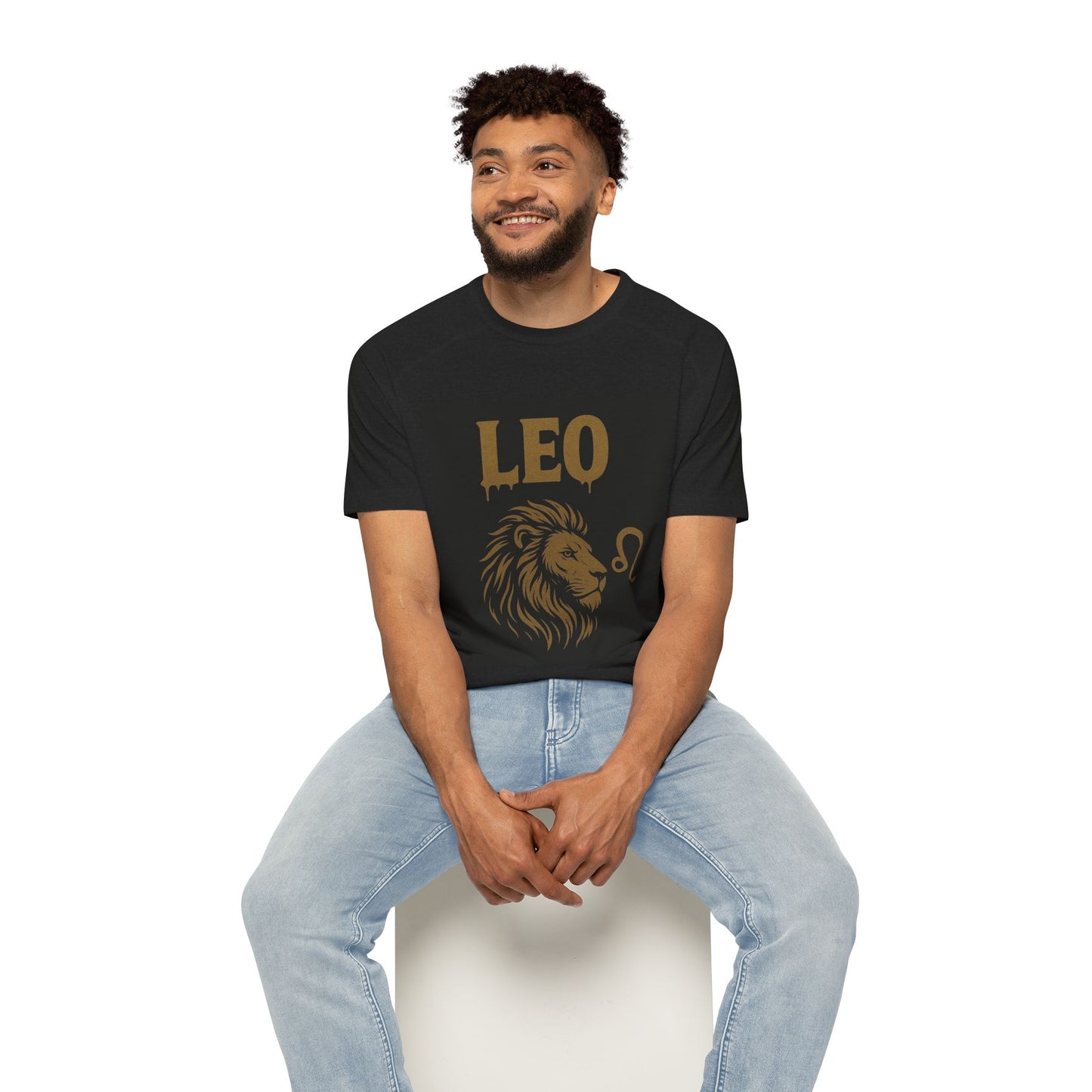 Leo Zodiac Sign Men's Raglan T-Shirt, Astrology Tee, Horoscope Apparel, Gift for Astrology Lovers, Star Sign Shirt