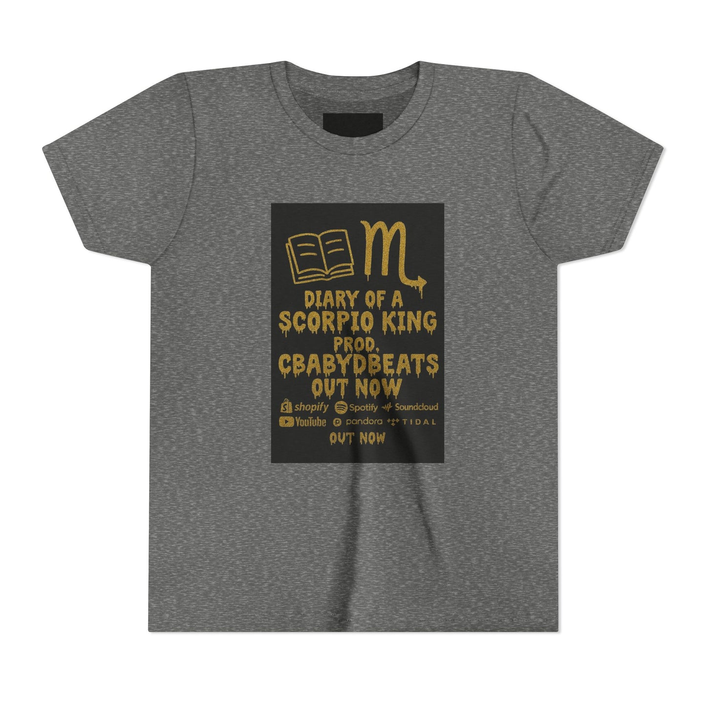 Gemini Wolf Youth Short Sleeve Tee - Astrology Shirt, Birthday Gift, Zodiac Apparel, Unique Tee for Kids