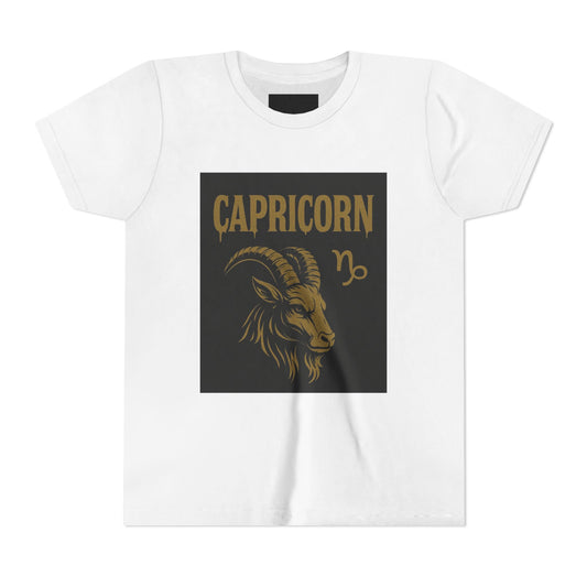 Gemini Wolf Youth Short Sleeve Tee - Astrology Shirt, Birthday Gift, Zodiac Apparel, Unique Tee for Kids