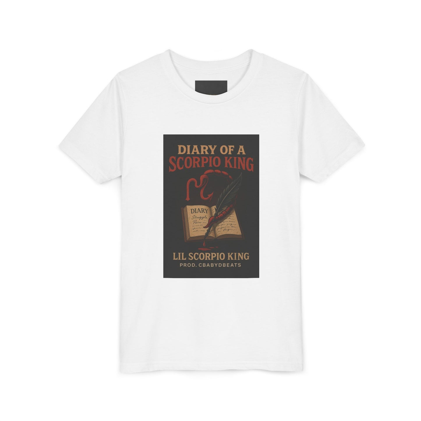 Gemini Wolf Youth Short Sleeve Tee - Astrology Shirt, Birthday Gift, Zodiac Apparel, Unique Tee for Kids