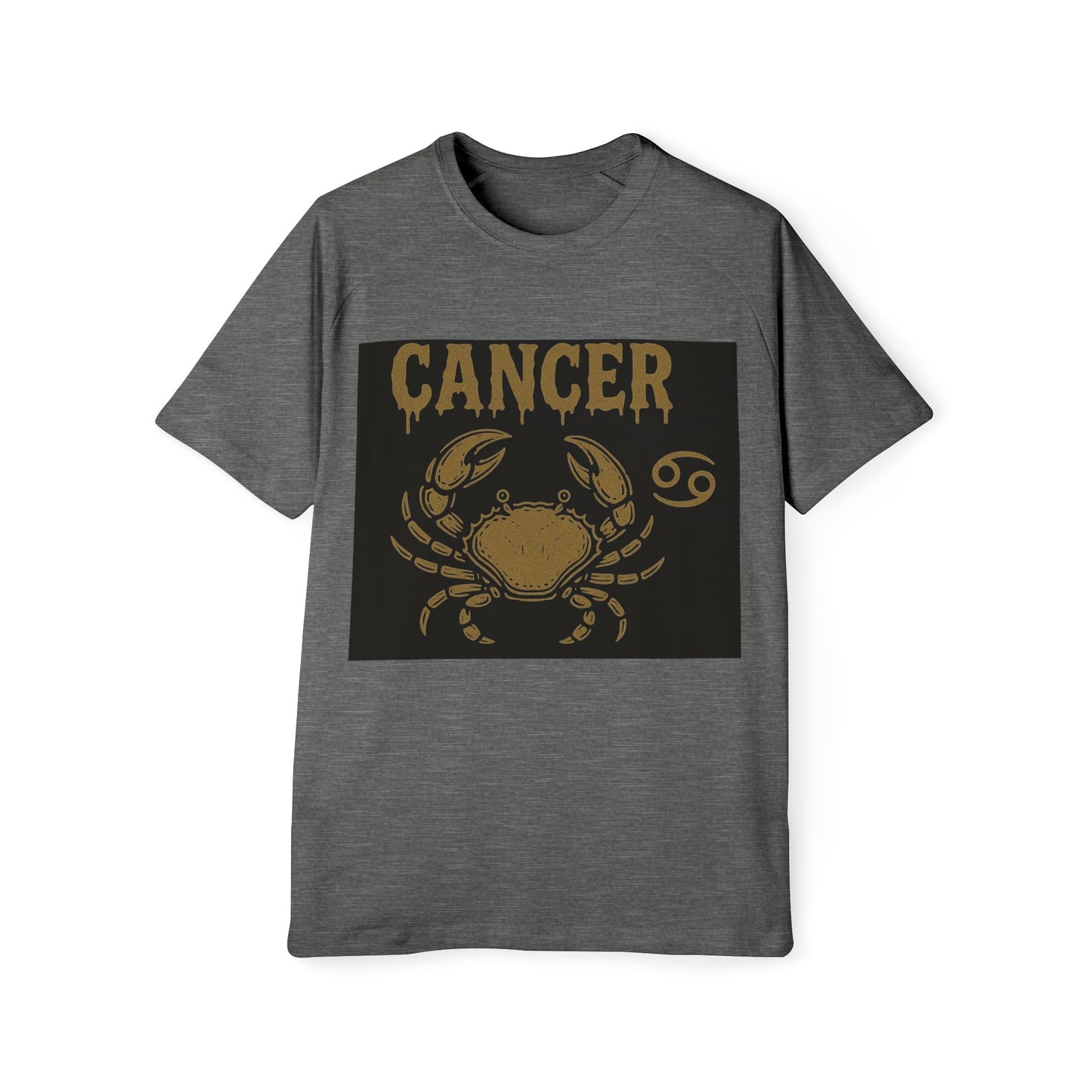 Cancer Sign Men's Raglan T-Shirt, Astrology Tee, Horoscope Apparel, Gift for Astrology Lovers, Star Sign Shirt