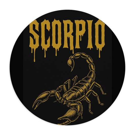 Scorpio King Mouse Pad | Zodiac Gift, Astrology Decor, Gamer Accessory, Office Supplies, Astrology Lover Gift
