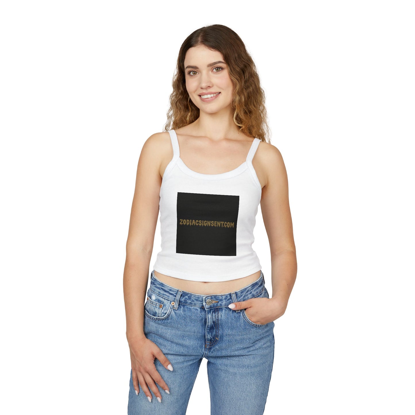 Sagittarius Zodiac Spaghetti Strap Tank Top, Astrology Apparel, Horoscope Gift, Birthday Top, Summer Fashion, Zodiac Sign Clothing