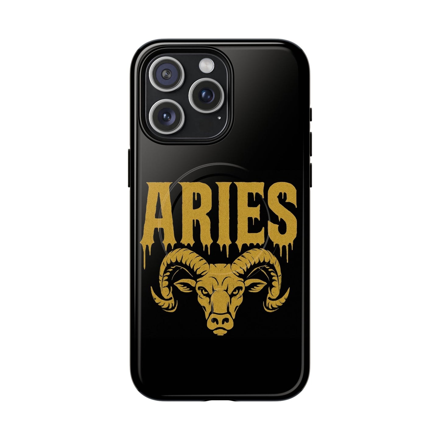 ARIES  Zodiac Magnetic Phone Case, Tough Phone Cover for Astrologers, Horoscope Gift, Astrology Accessory, Durable Cell Phone Protector