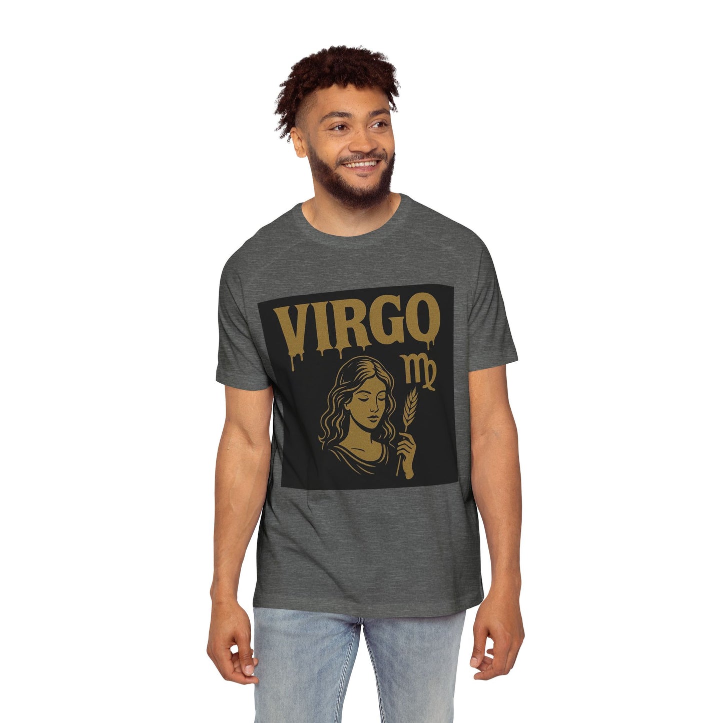 Virgo Zodiac Sign Men's Raglan T-Shirt, Astrology Tee, Horoscope Apparel, Gift for Astrology Lovers, Star Sign Shirt