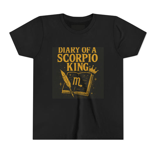 Gemini Wolf Youth Short Sleeve Tee - Astrology Shirt, Birthday Gift, Zodiac Apparel, Unique Tee for Kids