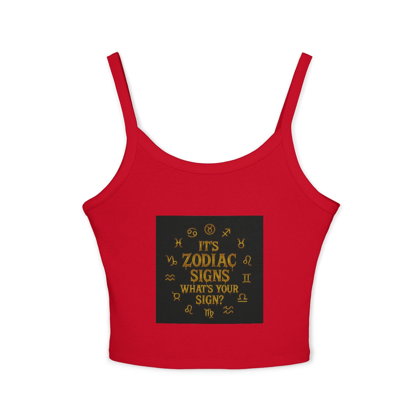 Sagittarius Zodiac Spaghetti Strap Tank Top, Astrology Apparel, Horoscope Gift, Birthday Top, Summer Fashion, Zodiac Sign Clothing