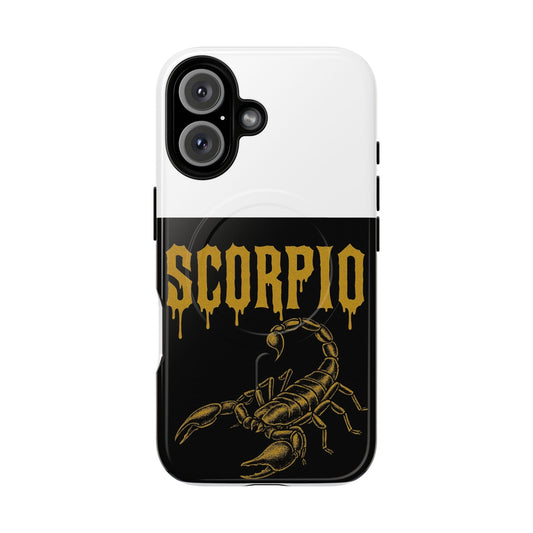 Scorpio Magnetic Phone Case, Tough Phone Cover for Astrologers, Horoscope Gift, Astrology Accessory, Durable Cell Phone Protector