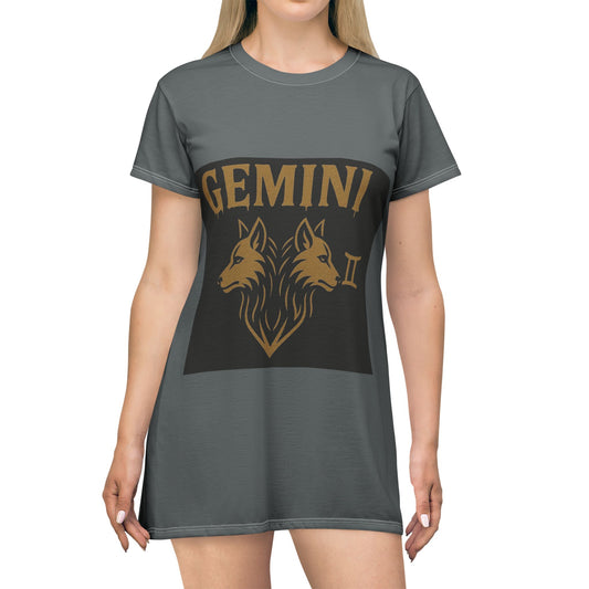 Music Vibes Graphic T-Shirt Dress, Casual Summer Dress, Women’s Lounge Wear, Gift for Music Lovers, Festival Outfit