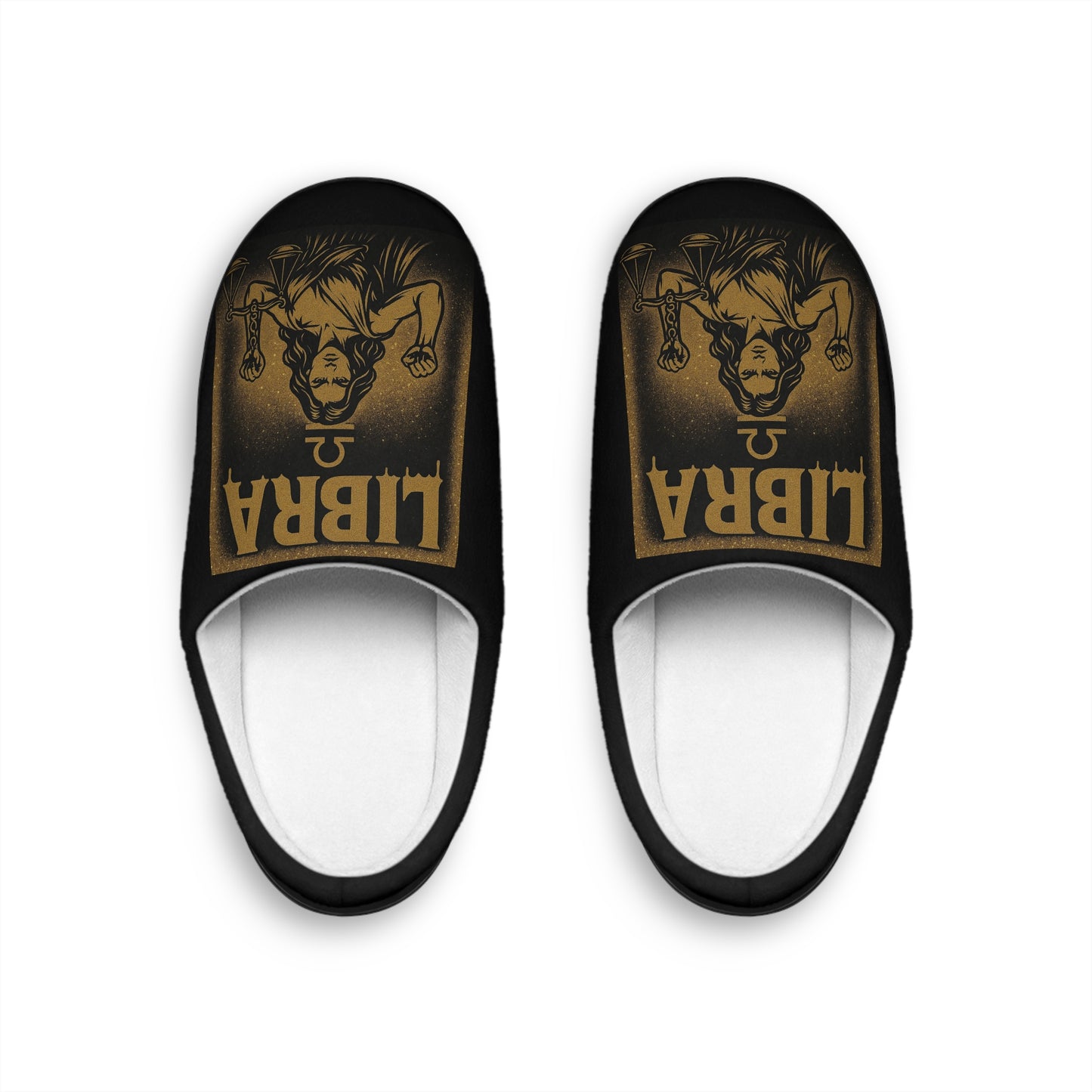 Libra Slippers for Women's Indoor , Unique Slippers, Gift for Her, Slippers for Relaxation, Home Footwear, Stylish House Shoes