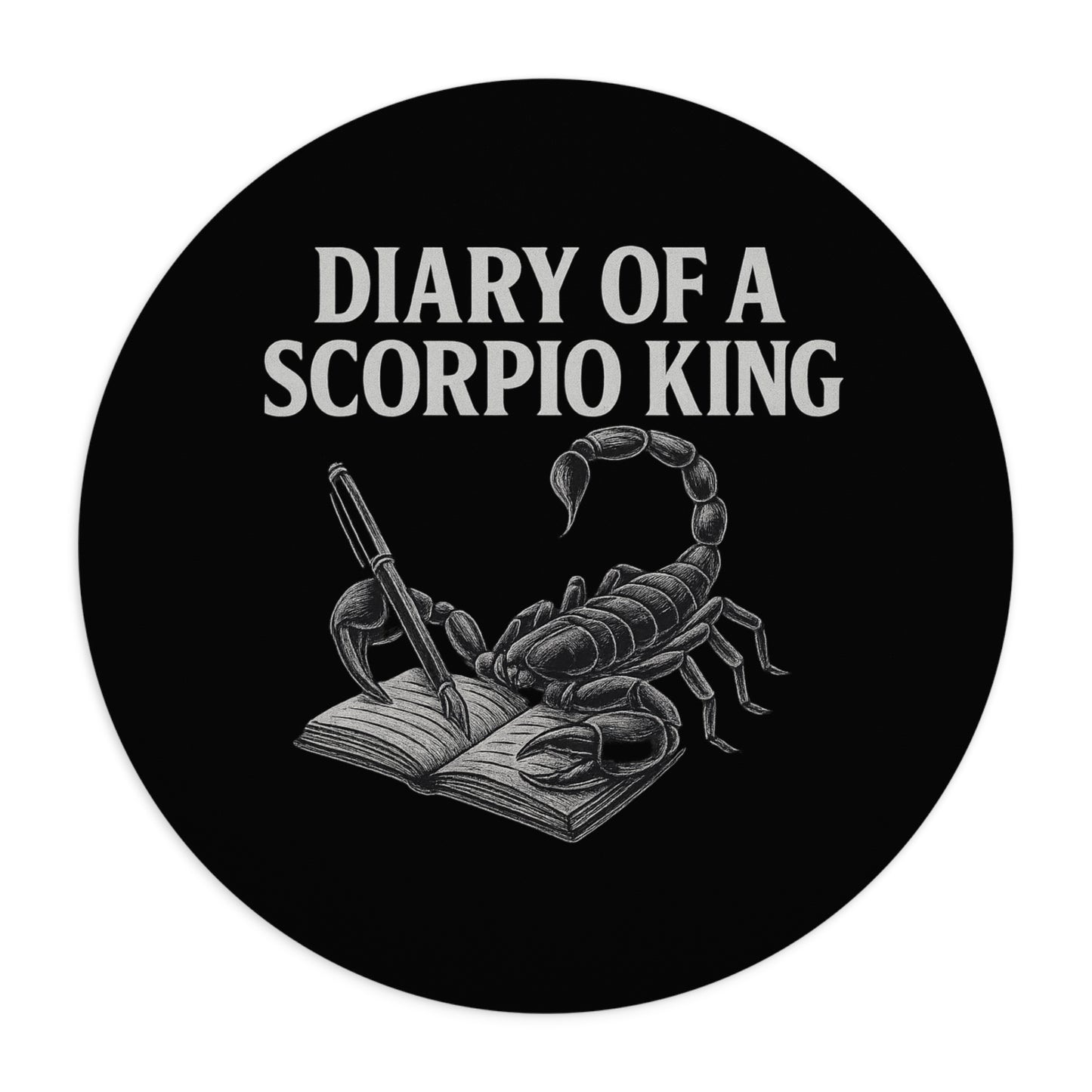 Scorpio King Mouse Pad | Zodiac Gift, Astrology Decor, Gamer Accessory, Office Supplies, Astrology Lover Gift
