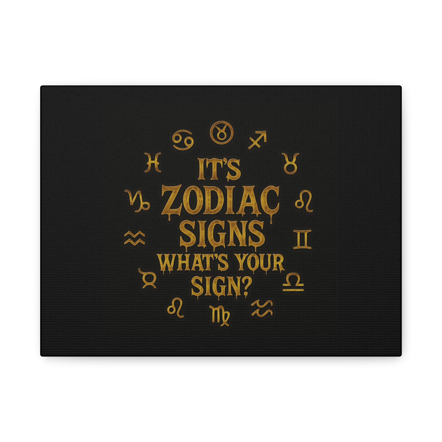 Dripping Text Canvas Wall Art, IDC What They Gotta Say, Motivational Decor, Trendy Home Decor, Bold Statement Piece, Gift for Friends