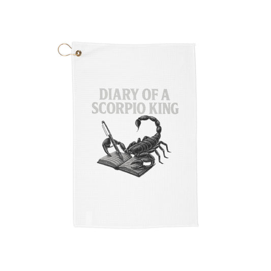 Stylish Golf Towels with Scorpio Design | Perfect for Golf Lovers, Gift Idea for Birthdays, Male & Female Golfers, Sports Towel