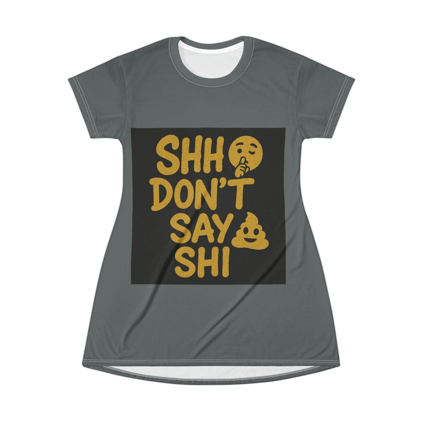 Music Vibes Graphic T-Shirt Dress, Casual Summer Dress, Women’s Lounge Wear, Gift for Music Lovers, Festival Outfit