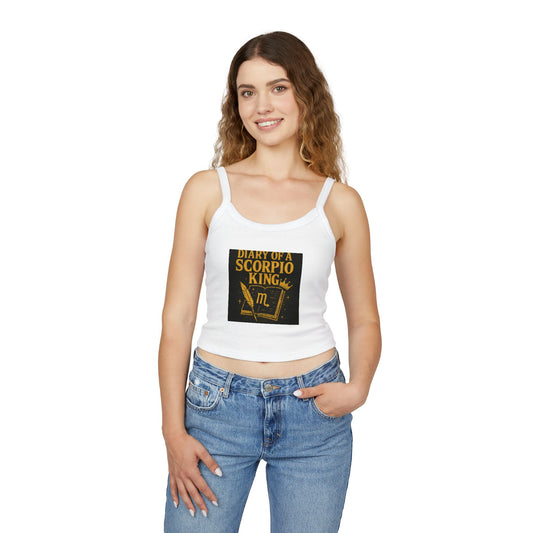 Sagittarius Zodiac Spaghetti Strap Tank Top, Astrology Apparel, Horoscope Gift, Birthday Top, Summer Fashion, Zodiac Sign Clothing