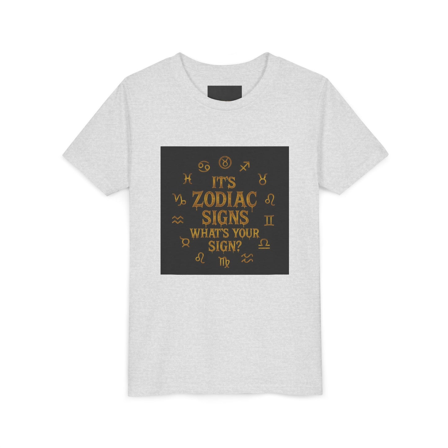 Gemini Wolf Youth Short Sleeve Tee - Astrology Shirt, Birthday Gift, Zodiac Apparel, Unique Tee for Kids