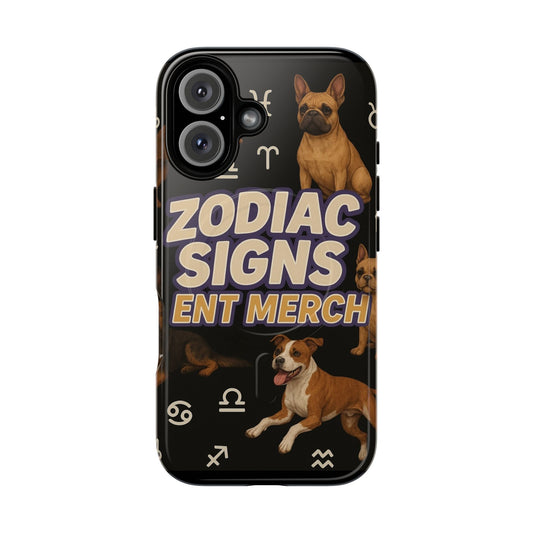 Zodiac Magnetic Phone Case, Tough Phone Cover for Astrologers, Horoscope Gift, Astrology Accessory, Durable Cell Phone Protector