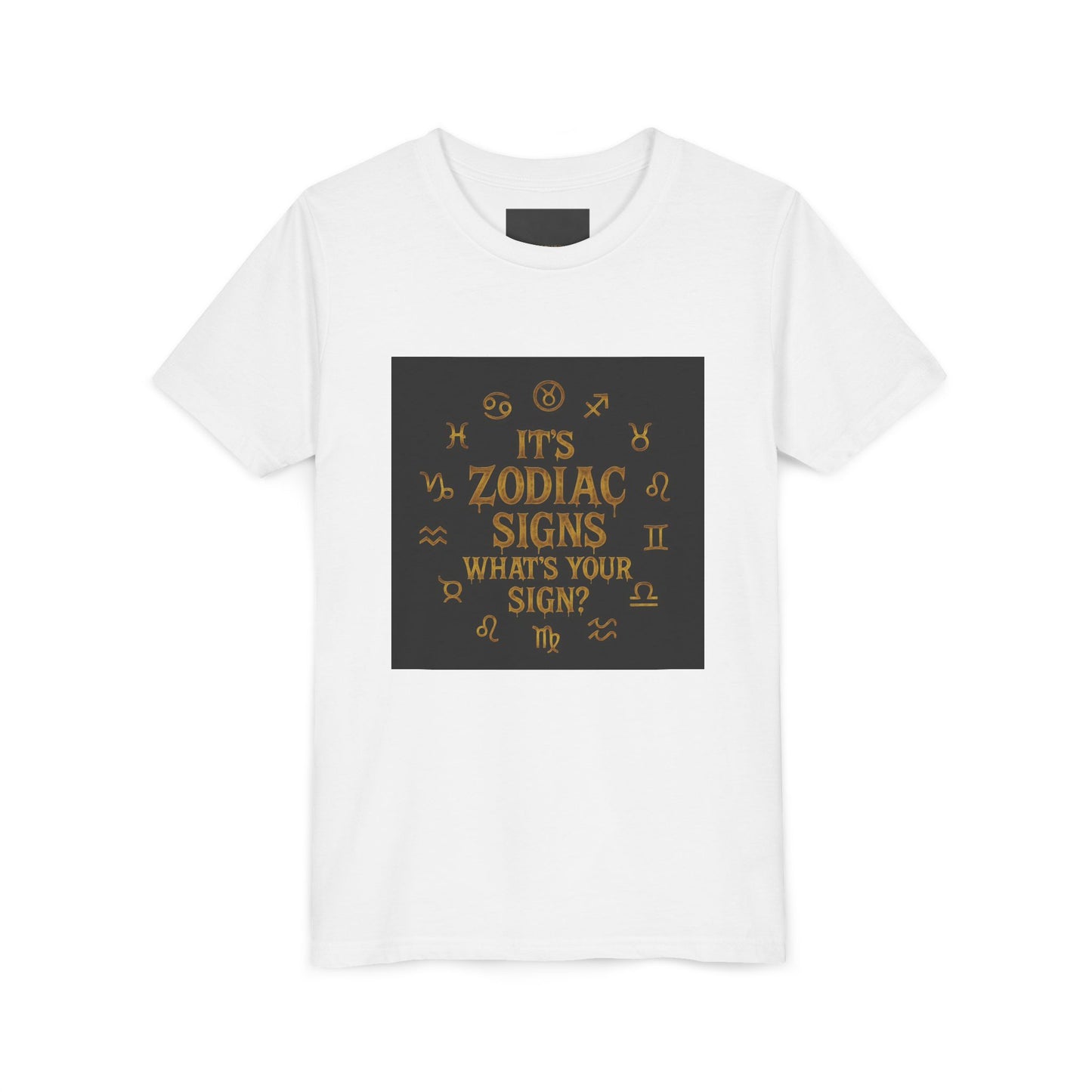 Gemini Wolf Youth Short Sleeve Tee - Astrology Shirt, Birthday Gift, Zodiac Apparel, Unique Tee for Kids