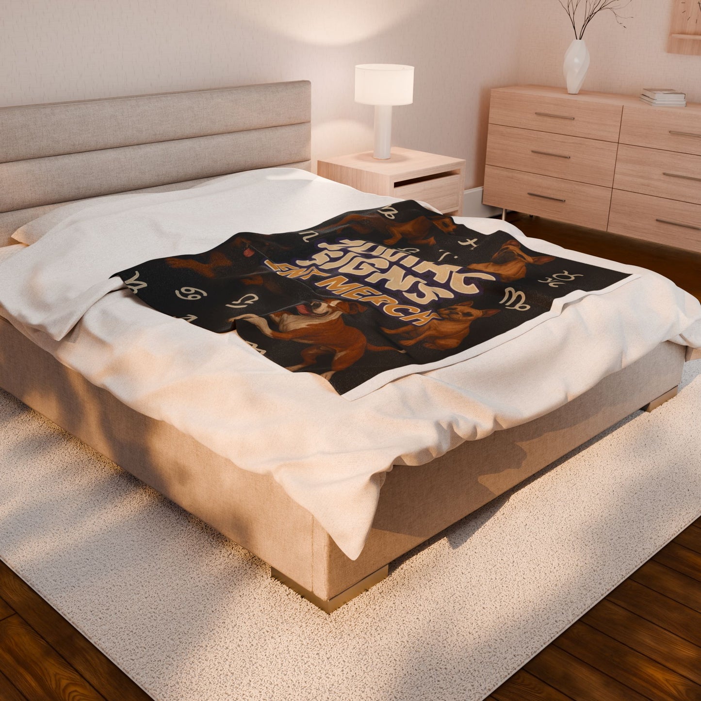 Scorpio Velveteen Plush Blanket | Cozy Zodiac Throw, Astrology Gift, Unique Home Decor, Birthday Gift for Scorpio, Warm & Soft Blanket