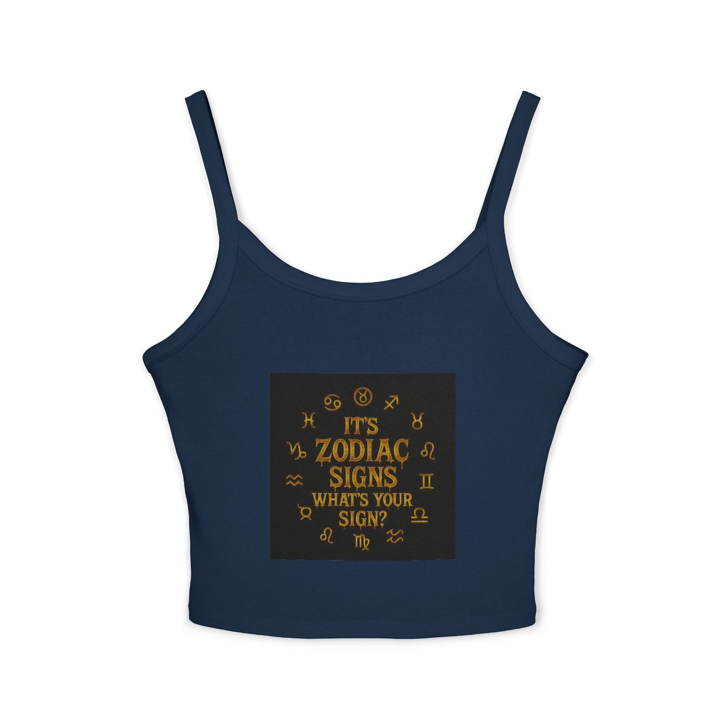 Sagittarius Zodiac Spaghetti Strap Tank Top, Astrology Apparel, Horoscope Gift, Birthday Top, Summer Fashion, Zodiac Sign Clothing
